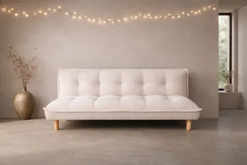 Gertrud 2-personers sofa - Beige - Møbler - Sofaer - Sovesofaer