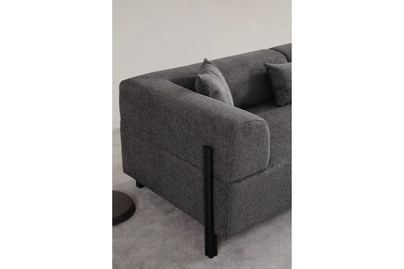 Gio 3-personers Sofa - Antracit - Møbler - Sofaer - 3 personers sofa