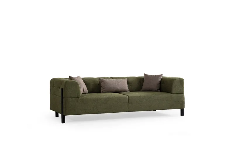 Gio 3-personers Sofa, Grøn