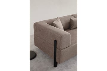 Gio 3-personers Sofa - Brun - Møbler - Sofaer - 3 personers sofa