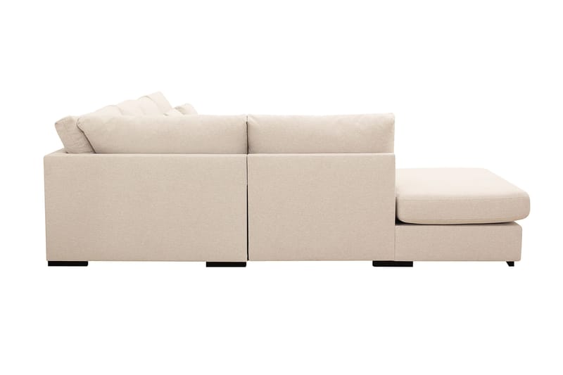 Grande 5-personers U-Sofa med Divan Højre - Beige Stof - Møbler - Sofaer - U Sofa