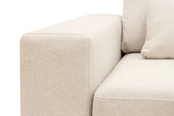 Grande 5-personers Sofa med Chaiselong Højre - Beige Stof - Møbler - Sofaer - Sofa med chaiselong