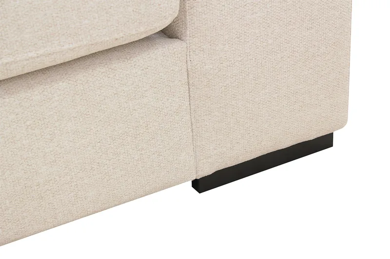 Grande 5-personers Sofa med Chaiselong Venstre - Beige Stof - Møbler - Sofaer - Sofa med chaiselong