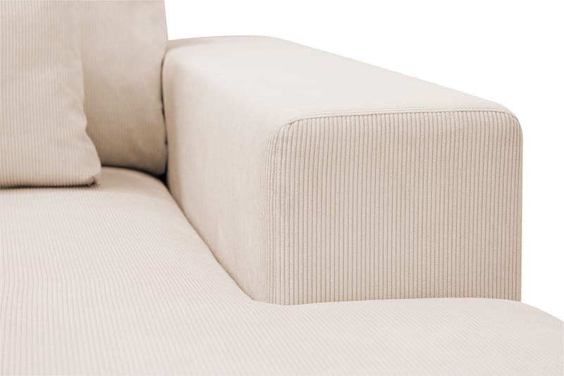 Grande 5-personers U-Sofa med Divan Højre - Beige Manchester - Møbler - Sofaer - U Sofa
