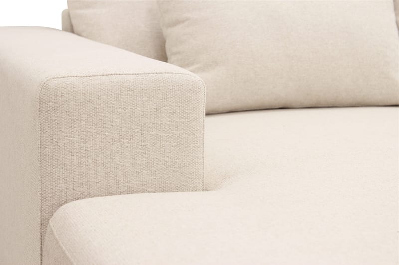 Grande 5-personers U-Sofa med Divan Venstre - Beige Stof - Møbler - Sofaer - U Sofa