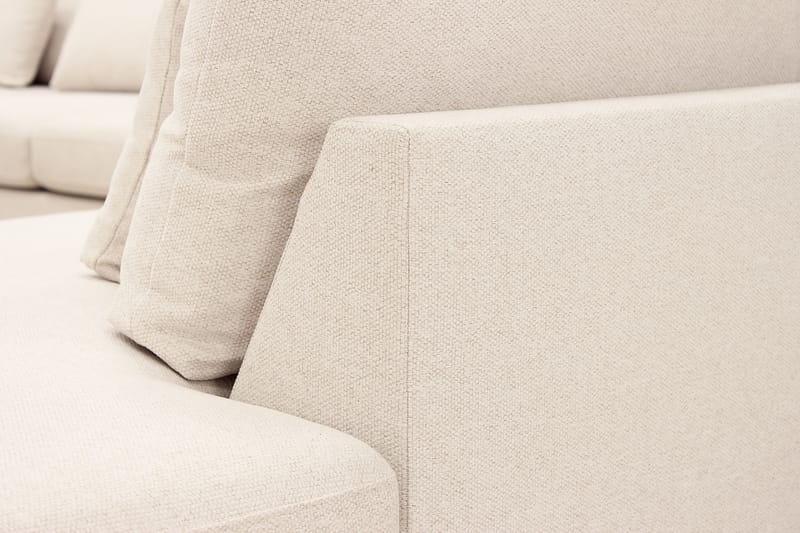 Grande 5-personers U-Sofa med Divan Venstre - Beige Stof - Møbler - Sofaer - U Sofa