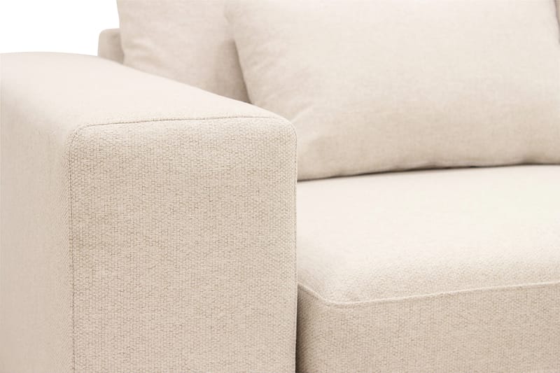 Grande 5-personers Sofa med Chaiselong Højre - Beige Stof - Møbler - Sofaer - Sofa med chaiselong