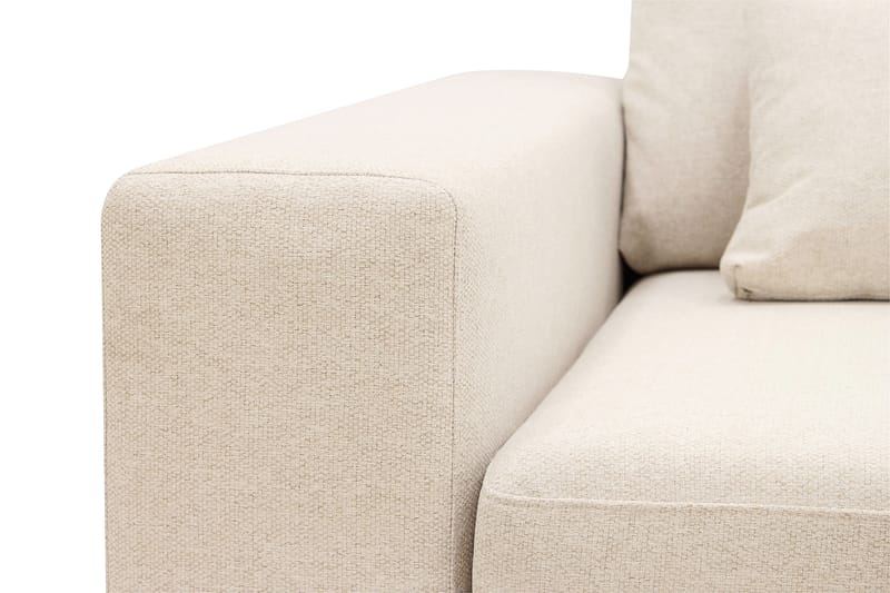 Grande 5-personers Sofa med Chaiselong Højre - Beige Stof - Møbler - Sofaer - Sofa med chaiselong