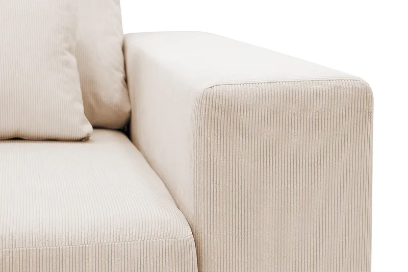 Grande 5-personers Sofa med Chaiselong Venstre - Beige Manchester - Møbler - Sofaer - Sofa med chaiselong