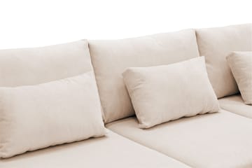 Grande 6-personers U-Sofa med Divan Venstre - Beige Manchester - Møbler - Sofaer - U Sofa