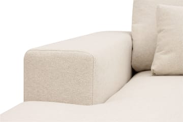 Grande 6-personers U-Sofa med Divan Venstre - Beige Stof - Møbler - Sofaer - U Sofa