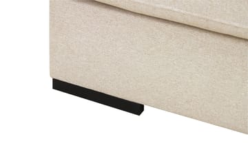 Grande 6-personers U-Sofa med Divan Venstre - Beige Stof - Møbler - Sofaer - U Sofa