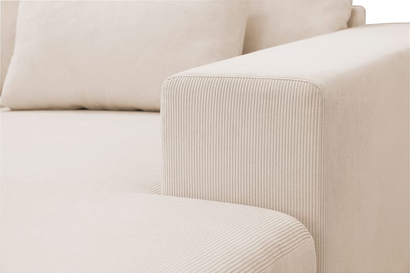 Grande Stor 7-personers U-Sofa med Divan Højre - Beige Manchester - Møbler - Sofaer - Modulsofaer - Komplet modulsofa