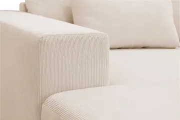 Grande Stor 7-personers U-Sofa med Divan Venstre - Beige Manchester - Møbler - Sofaer - Modulsofaer - Komplet modulsofa