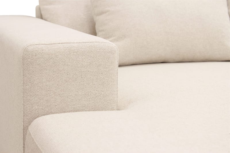 Grande Stor 7-personers U-Sofa med Divan Venstre - Beige Stof - Møbler - Sofaer - Modulsofaer - Komplet modulsofa