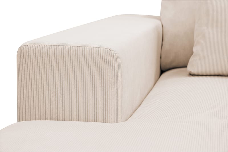 Grande Stor 7-personers U-Sofa med Divan Venstre - Beige Manchester - Møbler - Sofaer - U Sofa