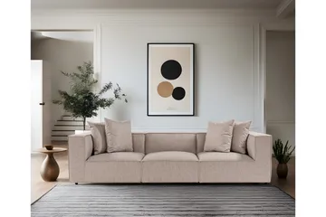 Gregor Sofa 3-personers - Sand beige - Møbler - Sofaer - 3 personers sofa