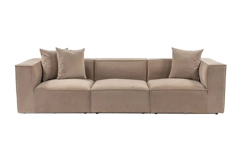 Gregor Sofa 3-personers, Cappuccino
