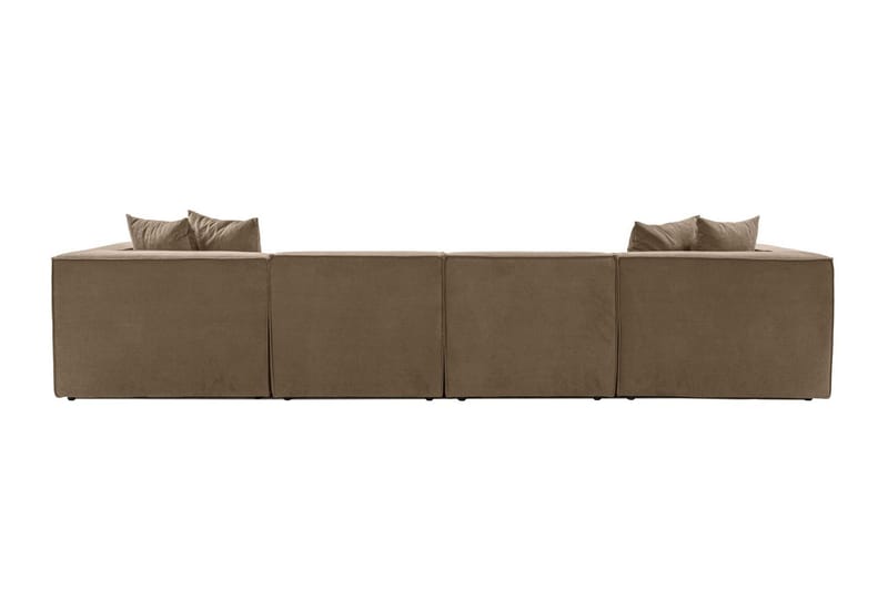 Gregor Sofa med Chaiselong 4-personers - Brun - Møbler - Sofaer - Sofa med chaiselong