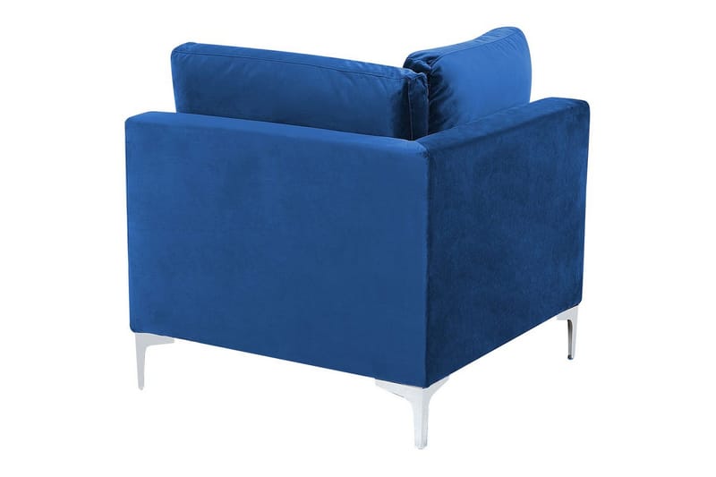 Hörnsektion Beliani Evja Blå blue - Møbler - Sofaer - Modulsofaer - Hjørnemodul