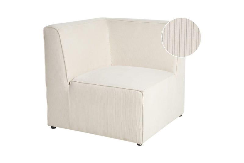 Hörnsektion Beliani Lemvig Beige Beige - Møbler - Sofaer - Modulsofaer - Hjørnemodul