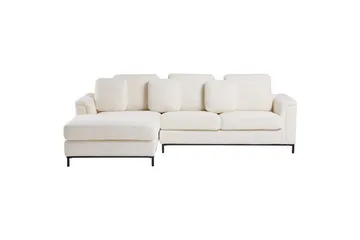 Hörnsoffa Beliani Oslo Högervänd Left-faced - Møbler - Sofaer - Sofa med chaiselong