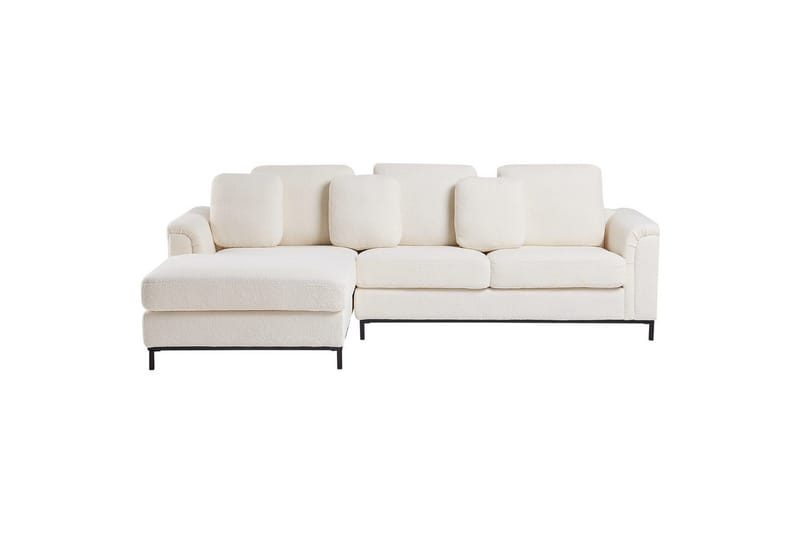 Hörnsoffa Beliani Oslo Högervänd Left-faced - Møbler - Sofaer - Sofa med chaiselong