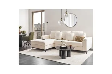 Hörnsoffa Beliani Oslo Högervänd Left-faced - Møbler - Sofaer - Sofa med chaiselong