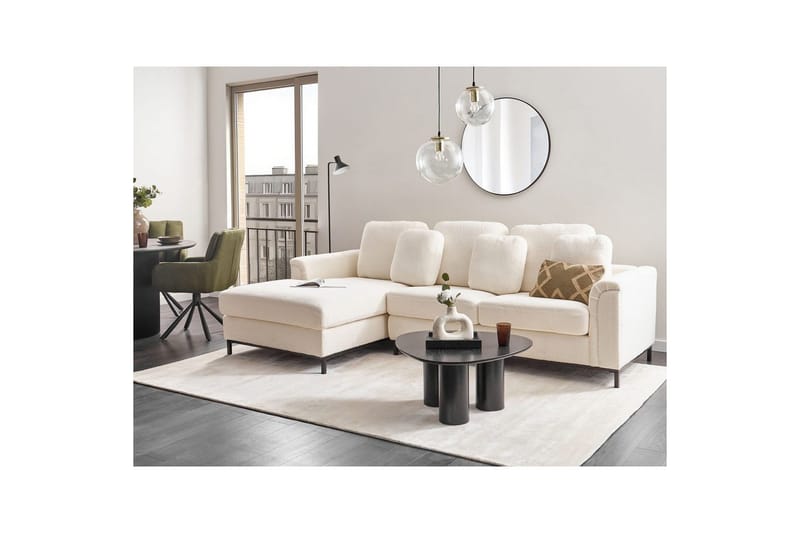 Hörnsoffa Beliani Oslo Högervänd Left-faced - Møbler - Sofaer - Sofa med chaiselong
