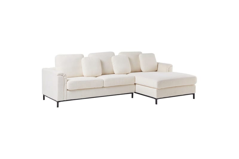 Hörnsoffa Beliani Oslo Högervänd Right-faced - Møbler - Sofaer - Sofa med chaiselong
