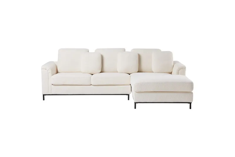 Hörnsoffa Beliani Oslo Högervänd Right-faced - Møbler - Sofaer - Sofa med chaiselong
