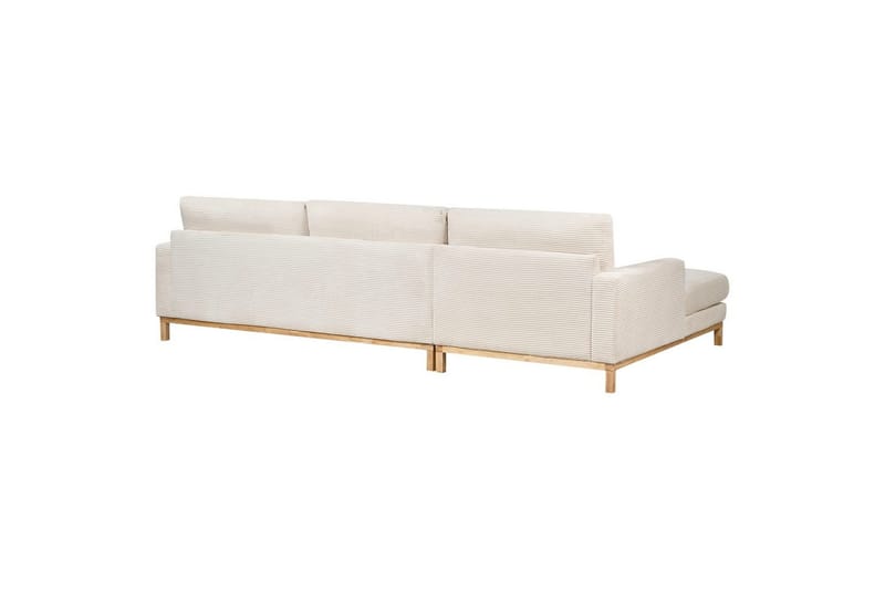 Hörnsoffa Beliani Siggard Beige, ljust trä Beige||Light colored wood VALUE_MISSING_1 - Møbler - Sofaer - Sofagrupper