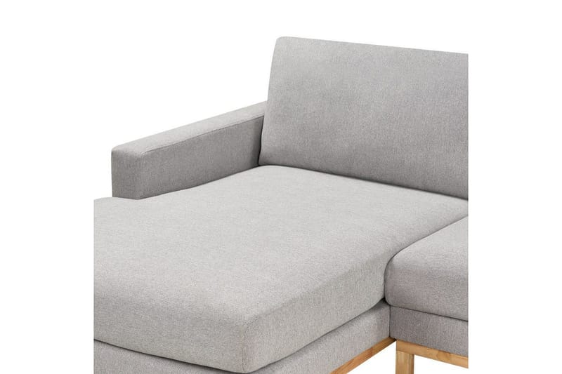 Hörnsoffa Beliani Siggard Beige, ljust trä Graphite grey||Light colored wood VALUE_MISSING_4 - Møbler - Sofaer - Sofagrupper