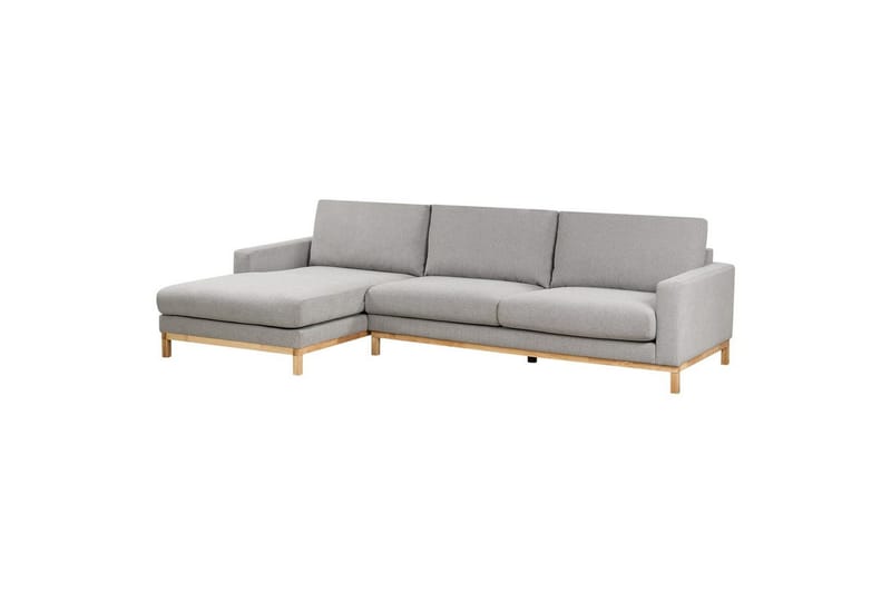 Hörnsoffa Beliani Siggard Beige, ljust trä Graphite grey||Light colored wood VALUE_MISSING_4 - Møbler - Sofaer - Sofagrupper