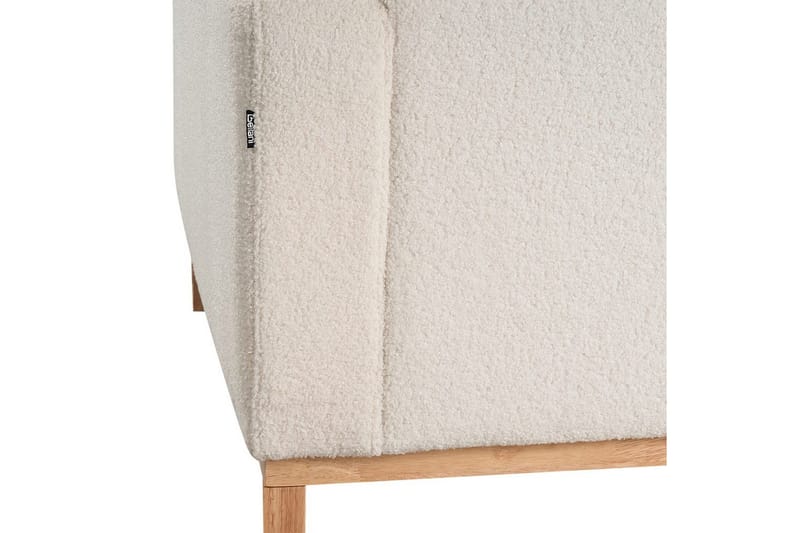 Hörnsoffa Beliani Siggard Beige, ljust trä White||Light colored wood VALUE_MISSING_3 - Møbler - Sofaer - Sofagrupper
