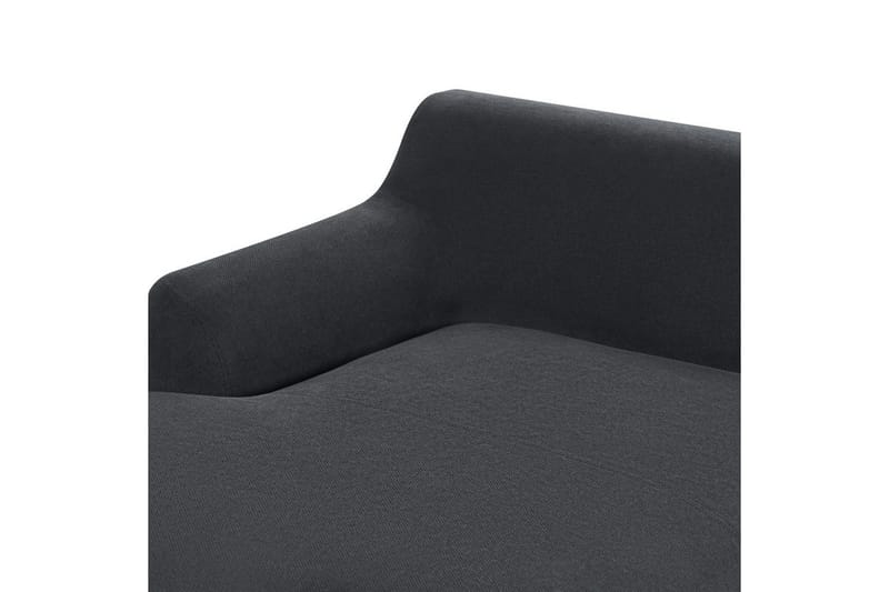 Hörnsoffa Beliani Sosjo Beige, ljust trä, Högervänd Black||Light colored wood Left-faced - Møbler - Sofaer - Sofa med chaiselong