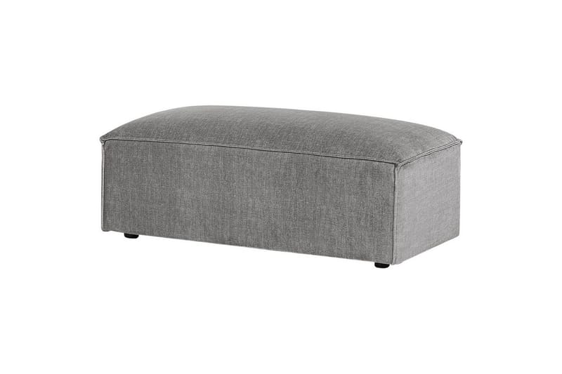 Hörnsoffa med fotpall Hellnar Grå, Högervänd NO_BRAND Grey Left-faced - Møbler - Sofaer - Sofa med chaiselong