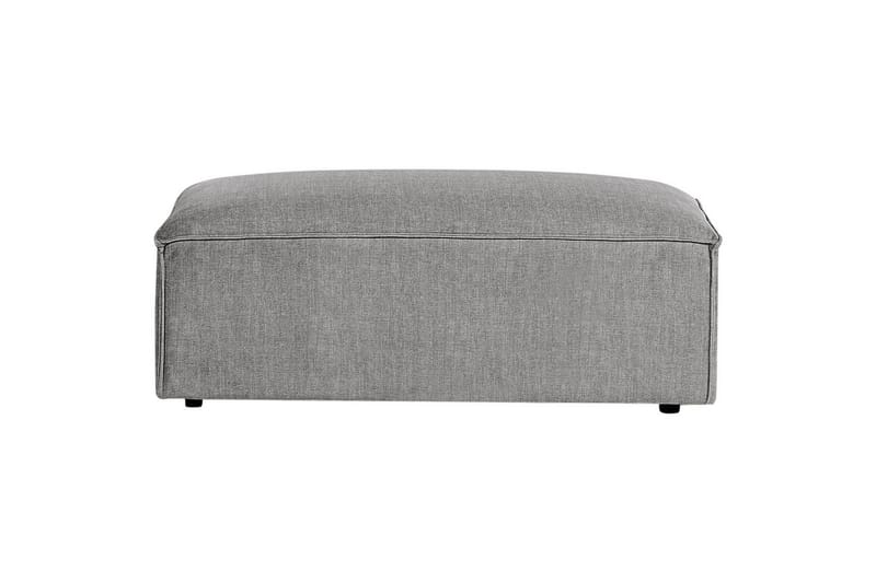 Hörnsoffa med fotpall Hellnar Grå, Högervänd NO_BRAND Grey Left-faced - Møbler - Sofaer - Sofa med chaiselong