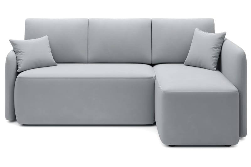 Hadson 3-personers Sofa med Chaiselong, Grå
