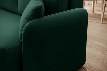 Hadson 3-personers Sofa med Chaiselong - Grøn - Møbler - Sofaer - Sofa med chaiselong