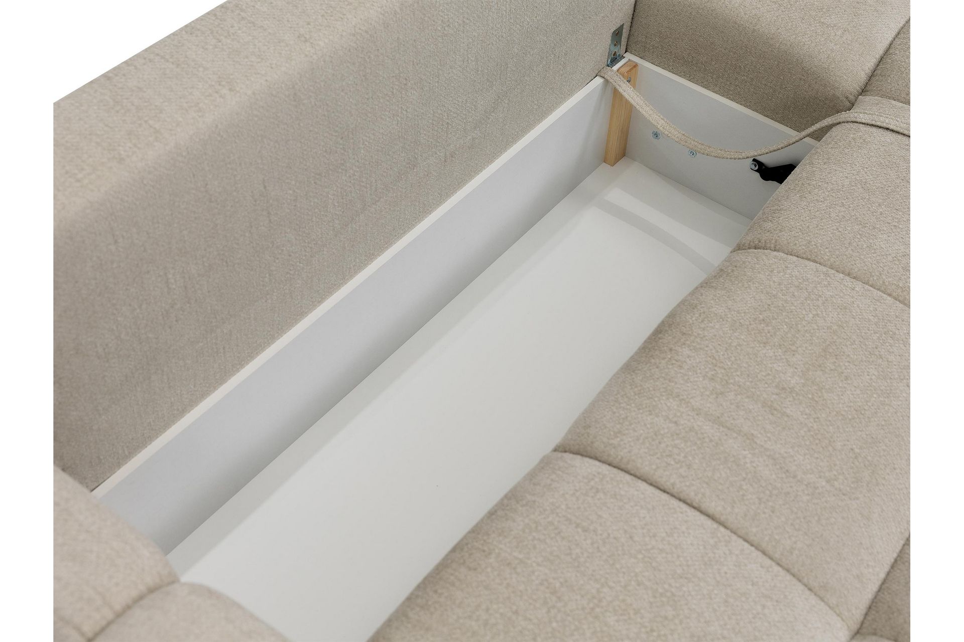 Hardam Sovesofa med Chaiselong 3-personers i Chenille - Brun - Møbler - Sofaer - Sovesofaer