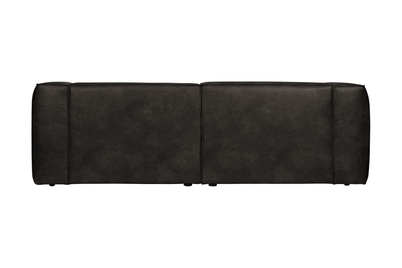 Harlow 3,5-pers Sofa - Sort - Lædersofaer - 3 personers sofa