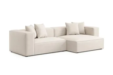Havana lav 3-personers sofa med vendbar chaiselong - Beige - Møbler - Sofaer - Sofa med chaiselong