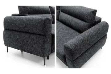 Hawara Sovesofa 2-Personers - Grå - Møbler - Sofaer - Sovesofaer