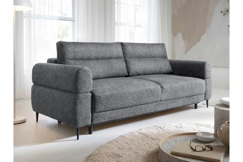 Hawara Sovesofa 2-Personers - Grå - Møbler - Sofaer - Sovesofaer