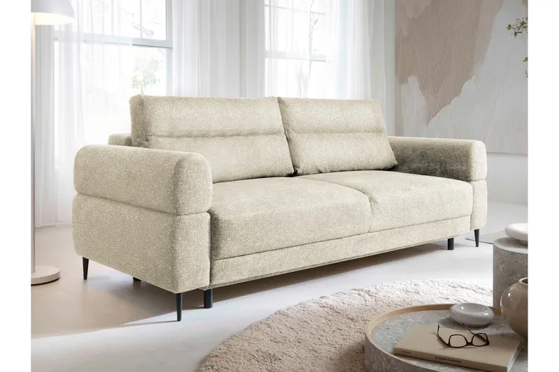 Hawara Sovesofa 2-Personers - Beige - Møbler - Sofaer - Sovesofaer