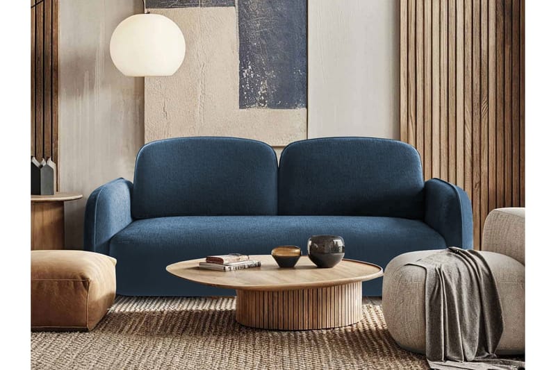 Hemanti Sovesofa 2-Personers - Blå - Møbler - Sofaer - Sovesofaer