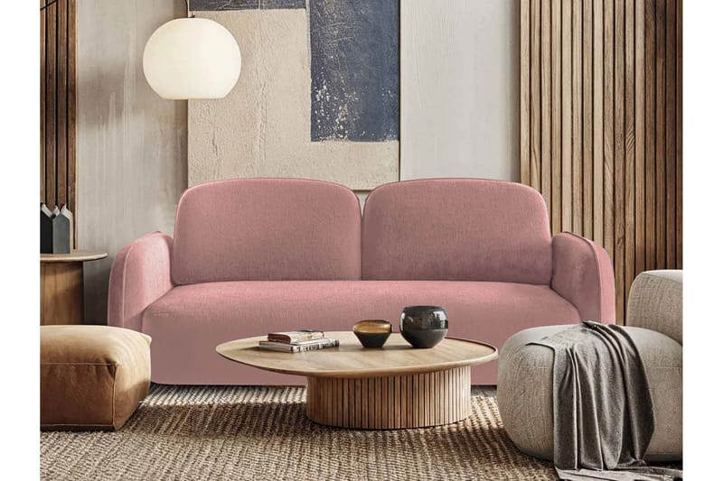 Hemanti Sovesofa 2-Personers - Lyserød - Møbler - Sofaer - Sovesofaer