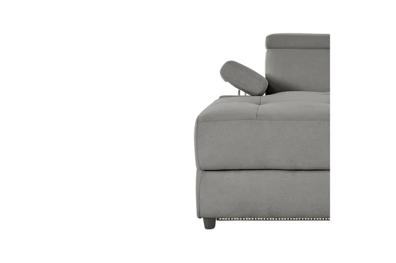 Hjørnesofa 3-personers Rayland Grå, Søndagsstof, Venstre Manuel Tilbagelæner - Grå, Søndagsstof, Venstre Manuel Tilbagelæner - Møbler - Sofaer - Recliner sofaer