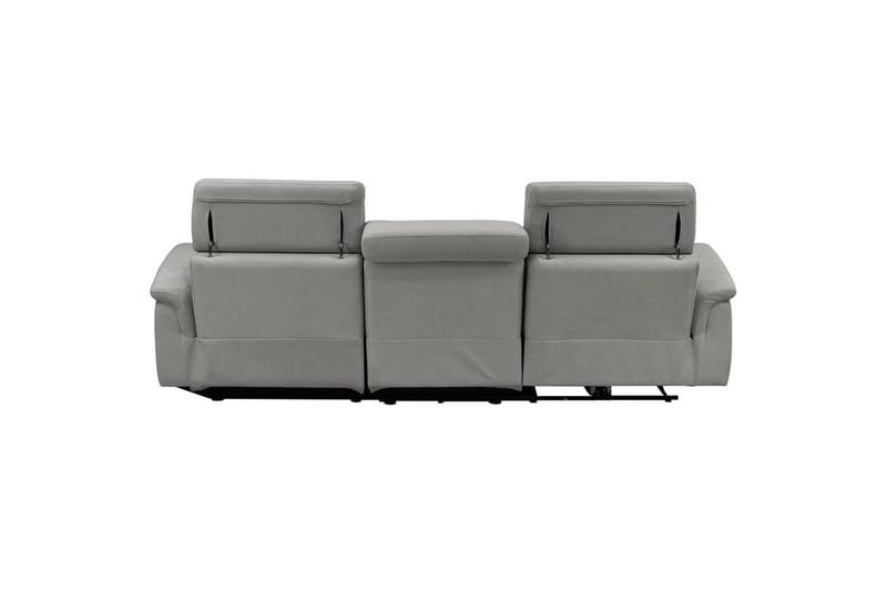 Hjørnesofa 3-personers Pareli Grå, Søndagsstof, Højre manuel liggestol - Grå, Søndagsstof, Højre manuel liggestol - Møbler - Sofaer - Recliner sofaer